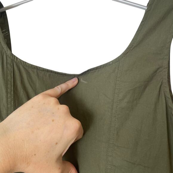 Forever 21 Jumpsuit Cargo Style Sleeveless Wide Leg Utility Fitted Size Small - Picture 7 of 11